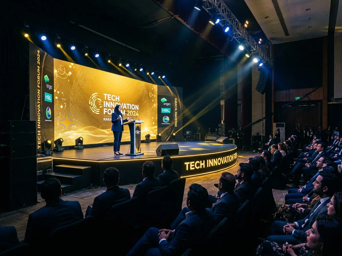 A National Product Launch — Corporate Event in A conference venue, Johar Town, Lahore